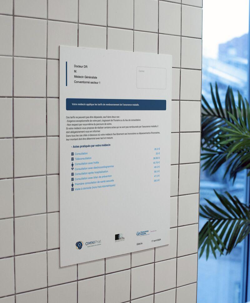 Affiche honoraire